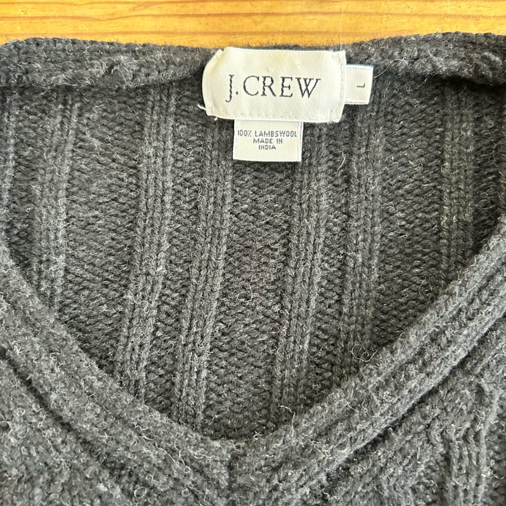 Vintage J.Crew lambswool knit sweater - men’s large